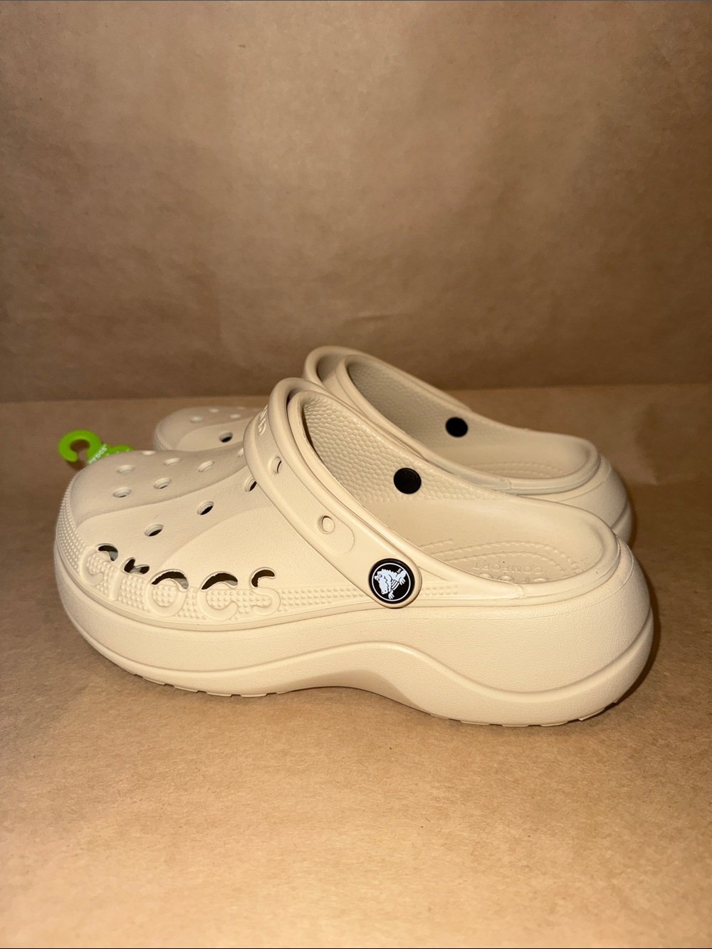 CROCS Platforms Classic Clog in Cream